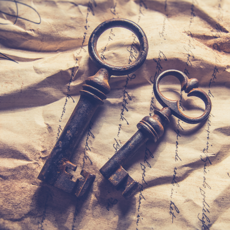 Zwei alte Schlüssel