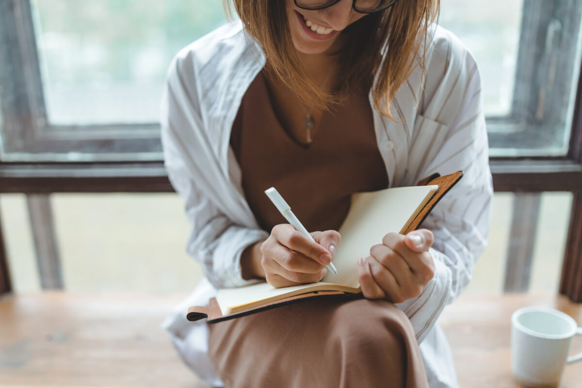 Ort Zeit Material Journaling achtsames Schreiben